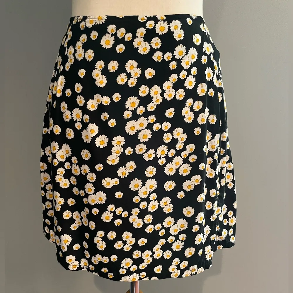 Motel Rocks Sheny Mini Festival Girlhoodcore Floral Black Skirt - Image 5