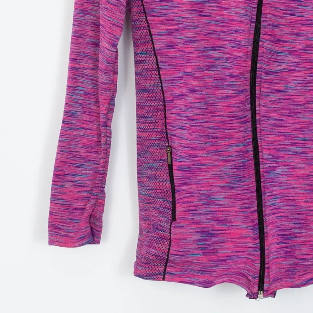 IAB MFG Pink Full Zip Contour Hoodie Jacket Womens Size‎ Medium - Image 3