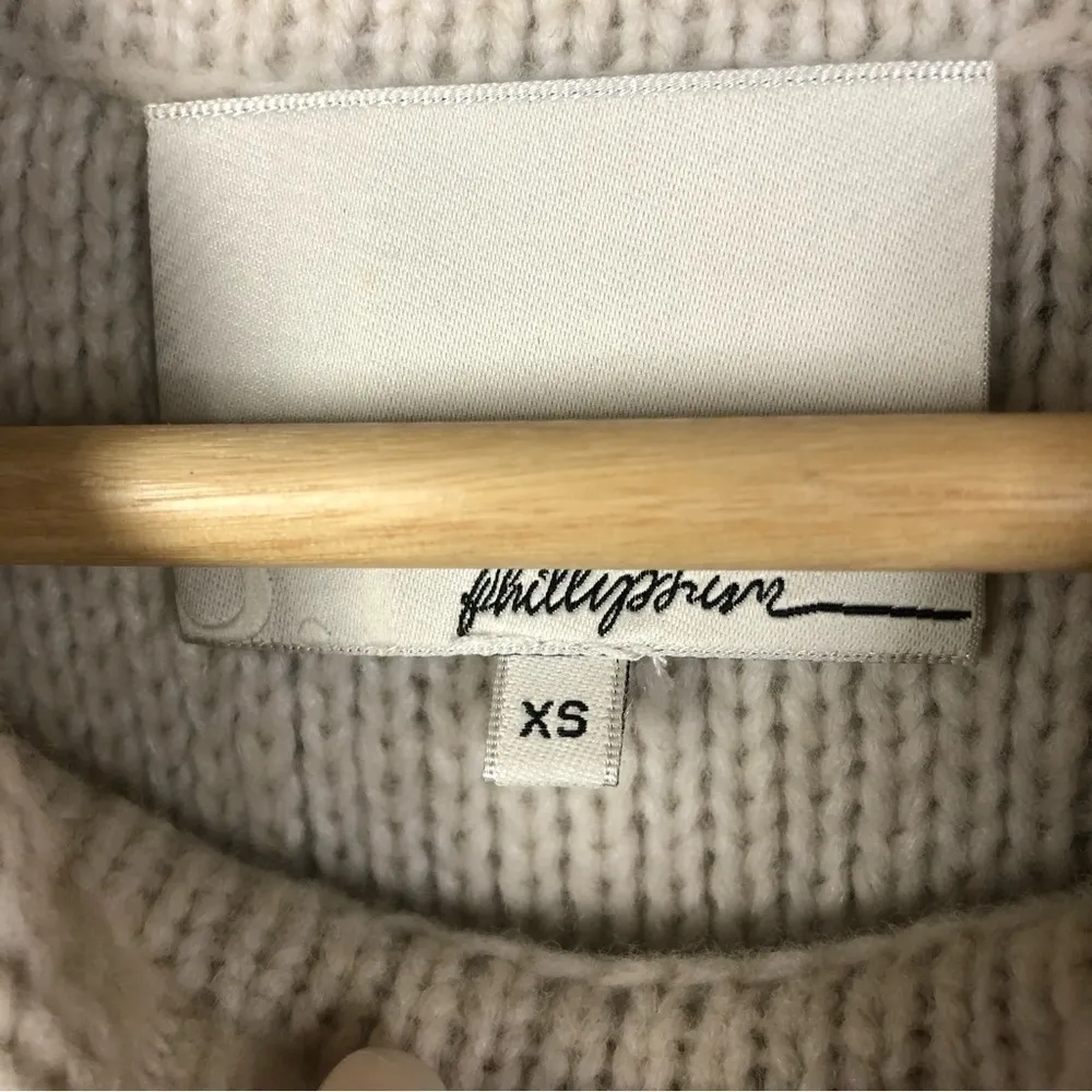 3.1 Phillip Lim Cream Fringe Knit Sweater Vest XS - Image 6