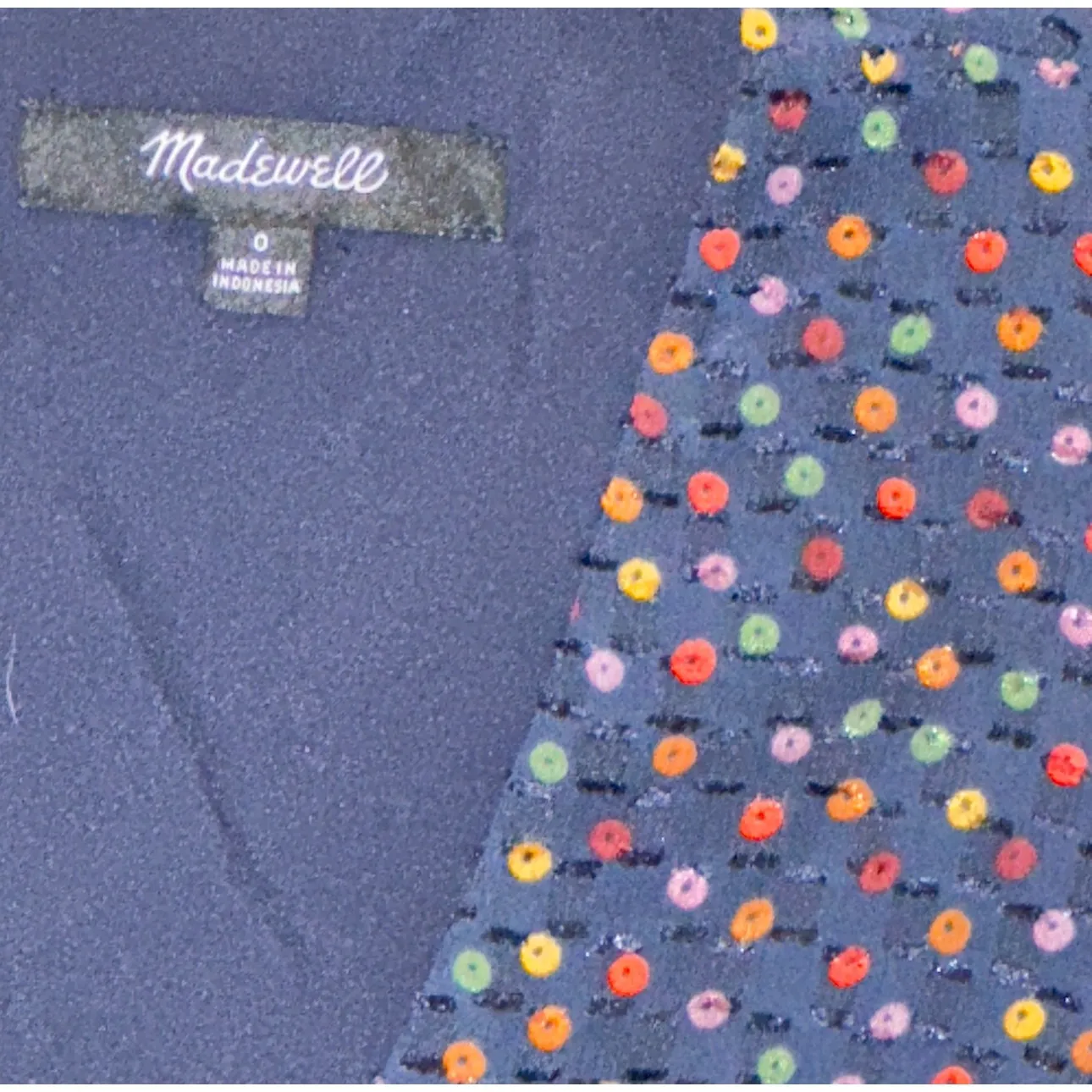 Madewell Womens Size 0 Mini Dress‎ Floral Print V Neck Short Sleeve Ruffle Hem - Image 6