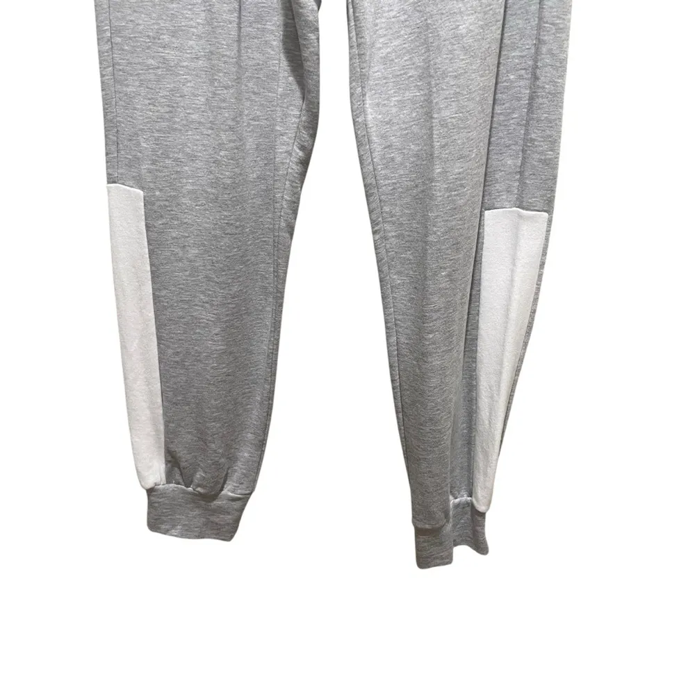 VELVET Graham & Spencer Jogger Pants Grey and White Womens Size Medium Gray - Image 2