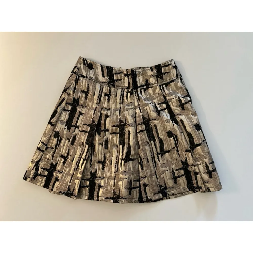 Women's Basic Lola Skirt Size M‎ Gold and Black Size M - Image 3