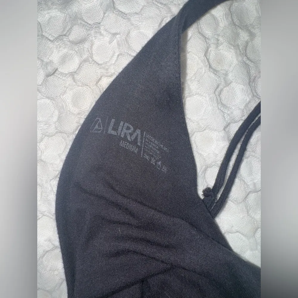 Lira Low Cut Deep V Plunge Romper Black Size M - Image 7