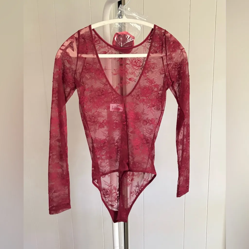 Parade Lace Long Sleeve Bodysuit - Image 4