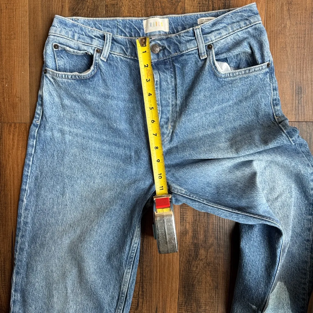 Rails Blue Straight Leg Women's Jeans - Image 7