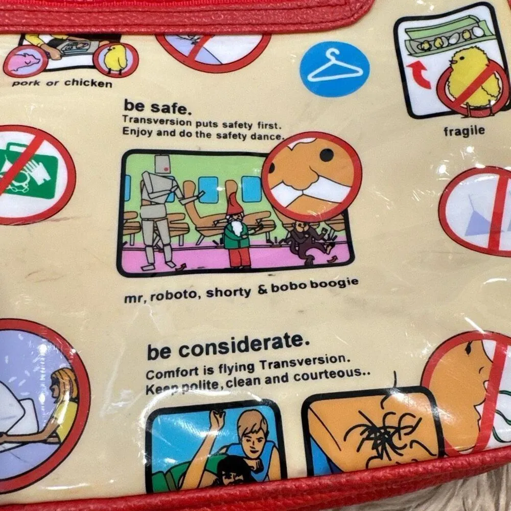 TransVersion Funky Funny Plastic Purse Red - Image 3