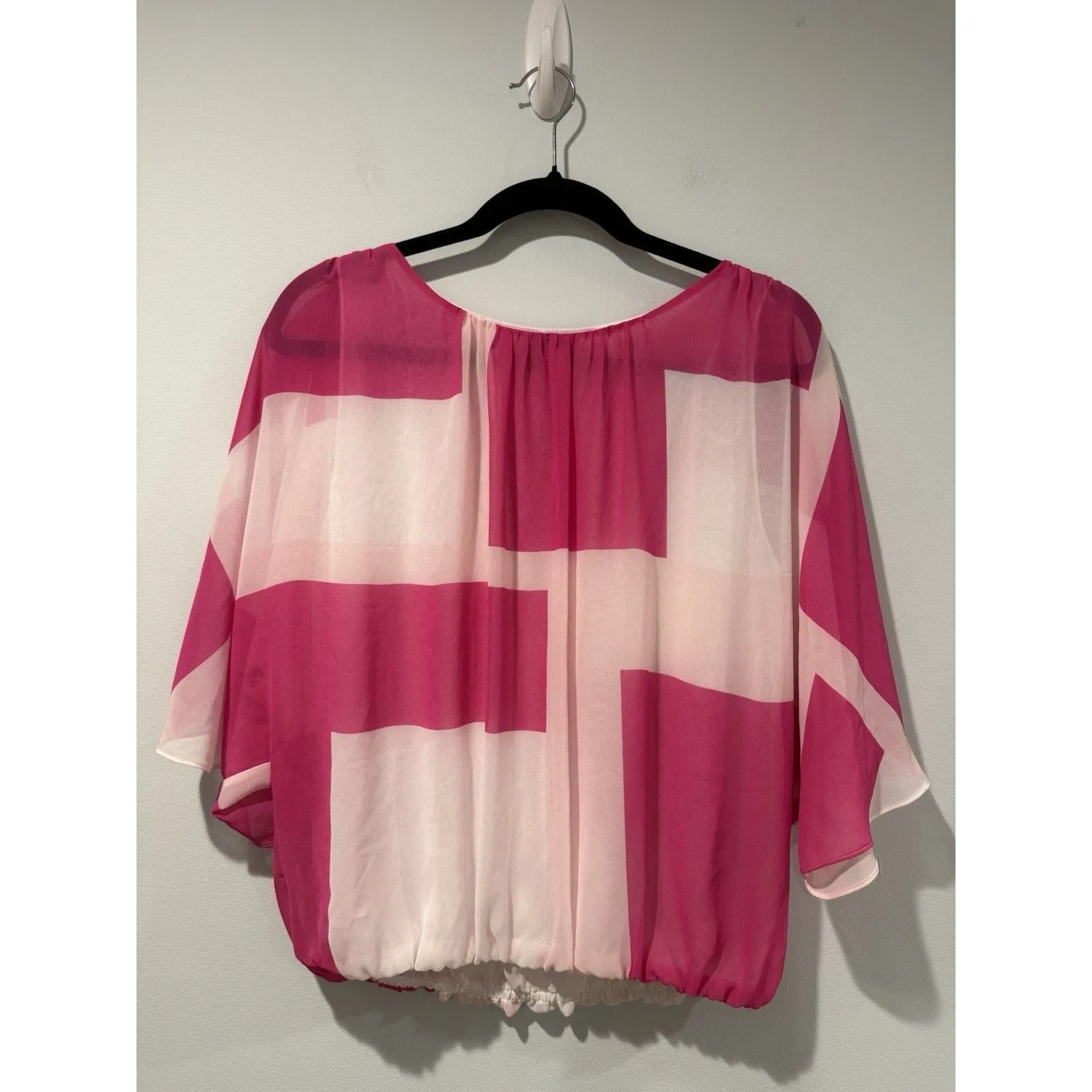 Vince Camuto Bubble Blouse Womens XS Flowy Lightweight Vacation Travel Indie - Image 2