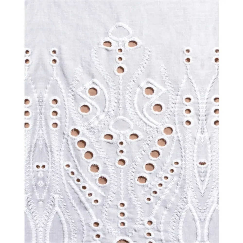 💕NATALIE MARTIN💕 Alex Short Dress Tangier Border Embroidered Salt Medium M NWT - Image 12