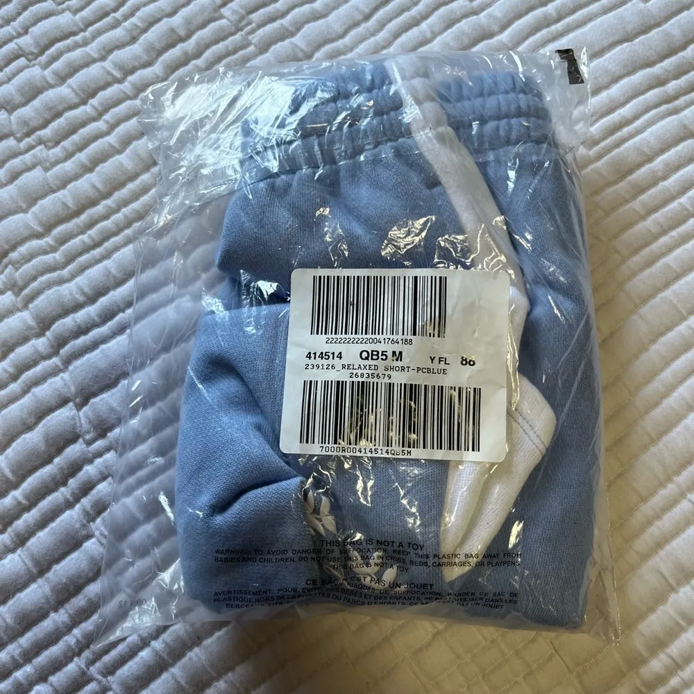 IVY FLEECE RELAXED SHORTS Blue Size M - Image 5