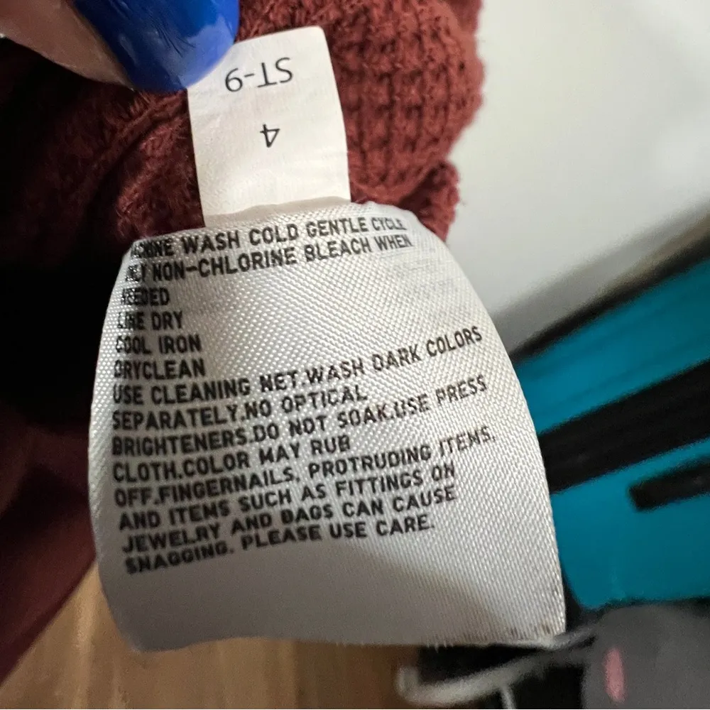 Uniqlo Brown Thermal Dress with 3/4 Sleeves Size Small Midi Dress - Image 8