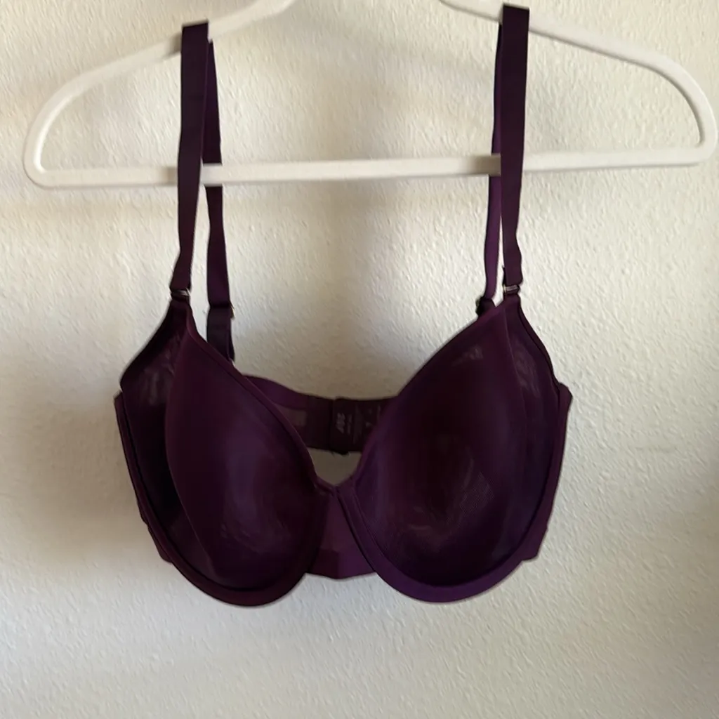 CUUP THE DEMI DARK PLUM PURPLE BRA. Size undefined - Image 4