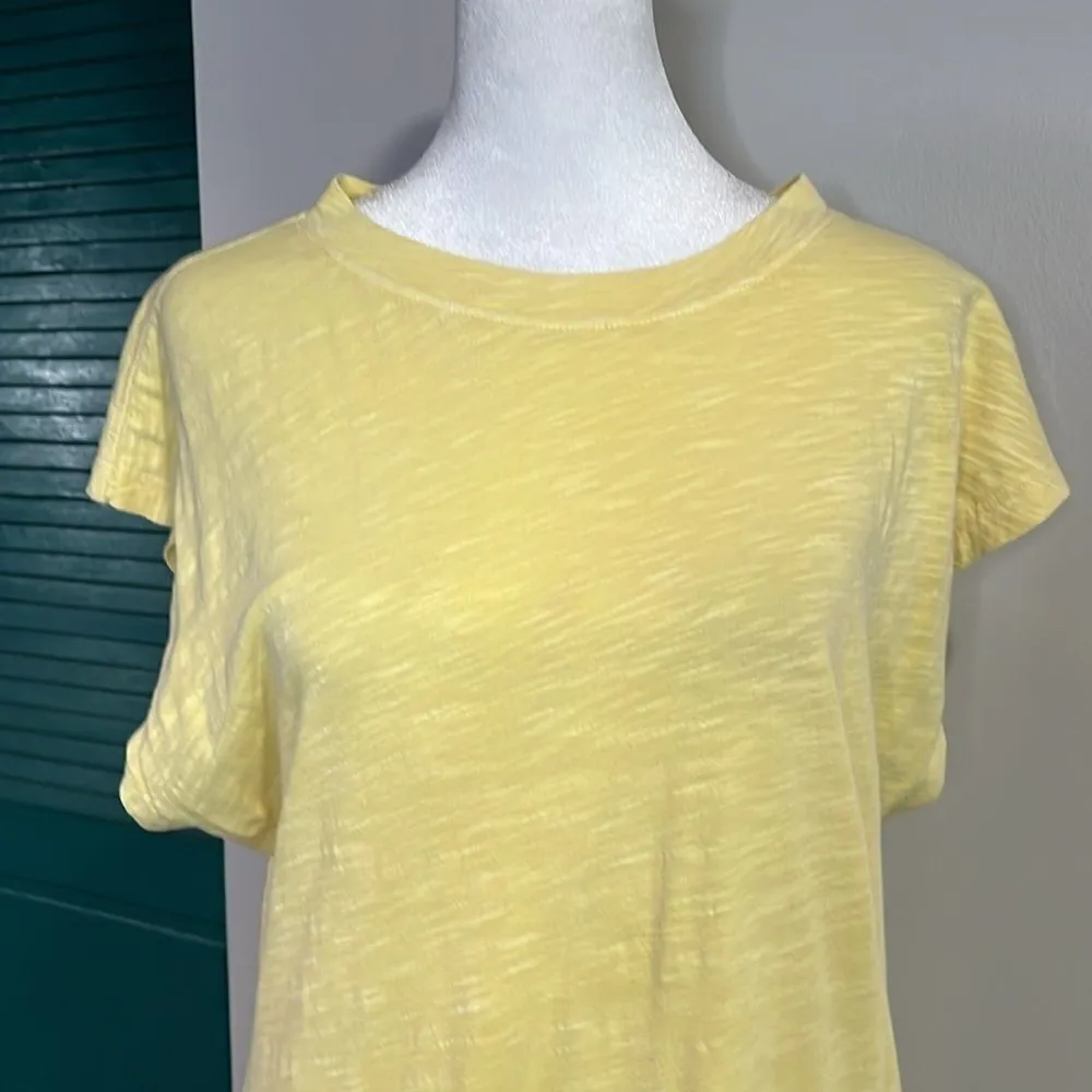 The Normal Brand Vintage Slub Tee Dress midi yellow - Image 8