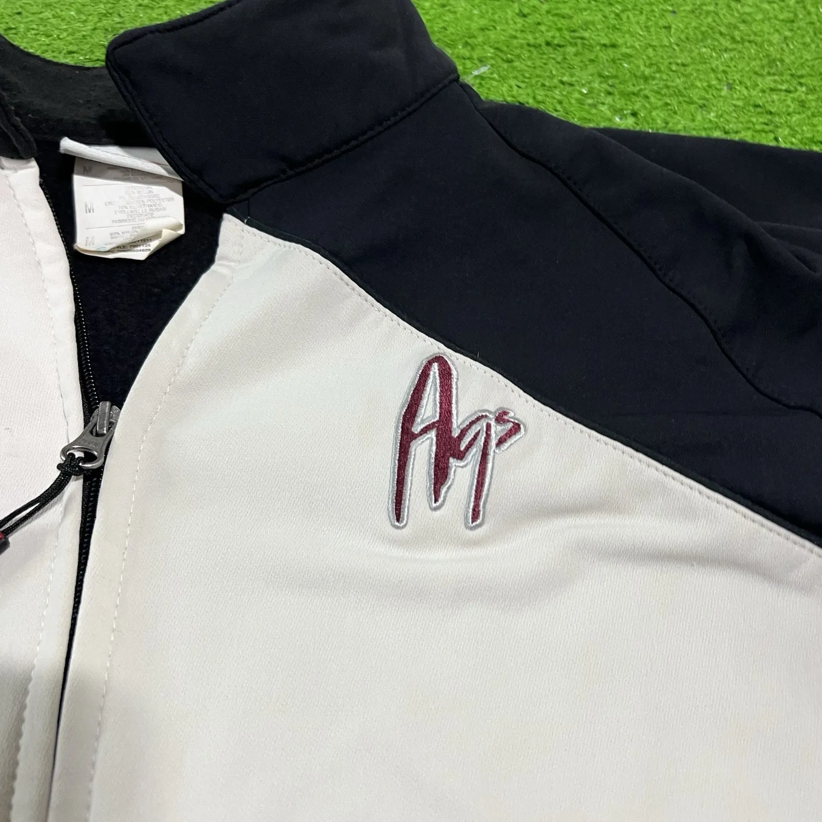 Vintage Texas A&M Jacket Women's SM. Aggies Y2K Speedo Performance‎ Jacket "AGs" - Image 3