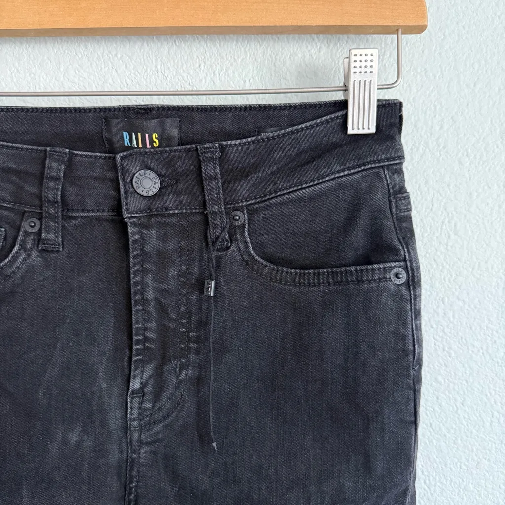Rails The Larchmont High Waist Skinny in Onyx. Size 26 - Image 3