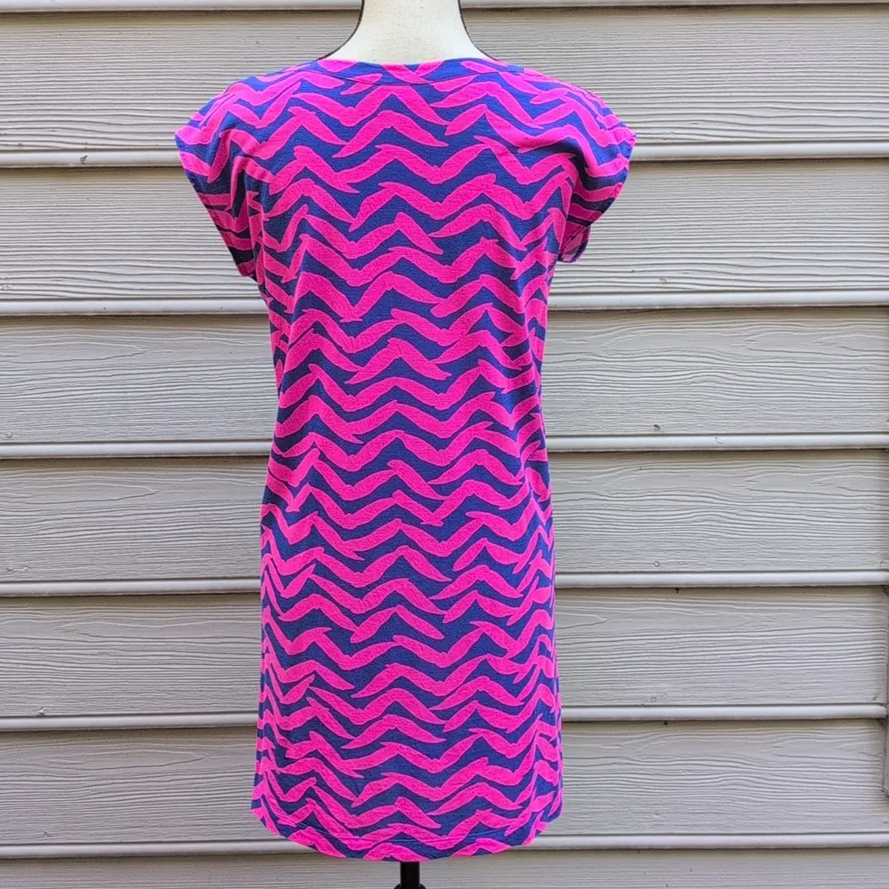 Lilly Pulitzer Pop Pink Robyn Pima Cotton Shift  Style 68649 | Lilly Shift Dress - Image 4