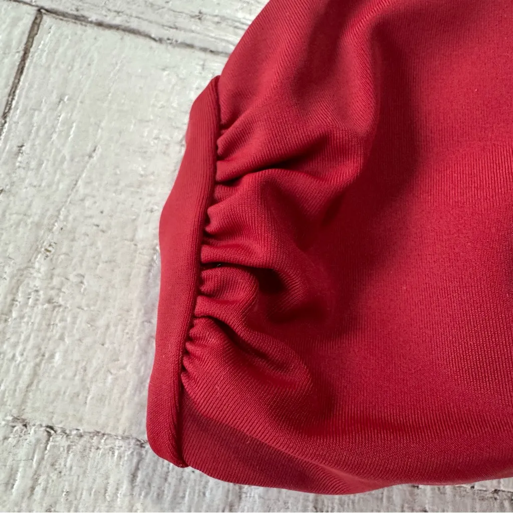 Andie Swim the Mandalay Top NWT size Medium‎ in Crimson Tie Shoulder Bikini Top - Image 5