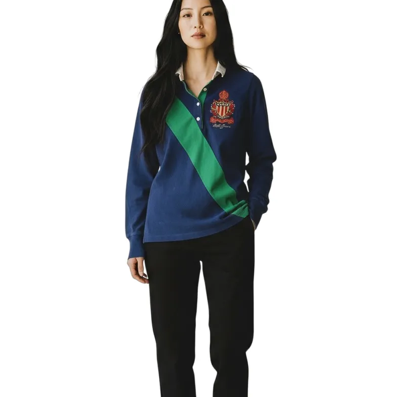 Polo Ralph Lauren vintage rugby v neck collar size small - Image 7