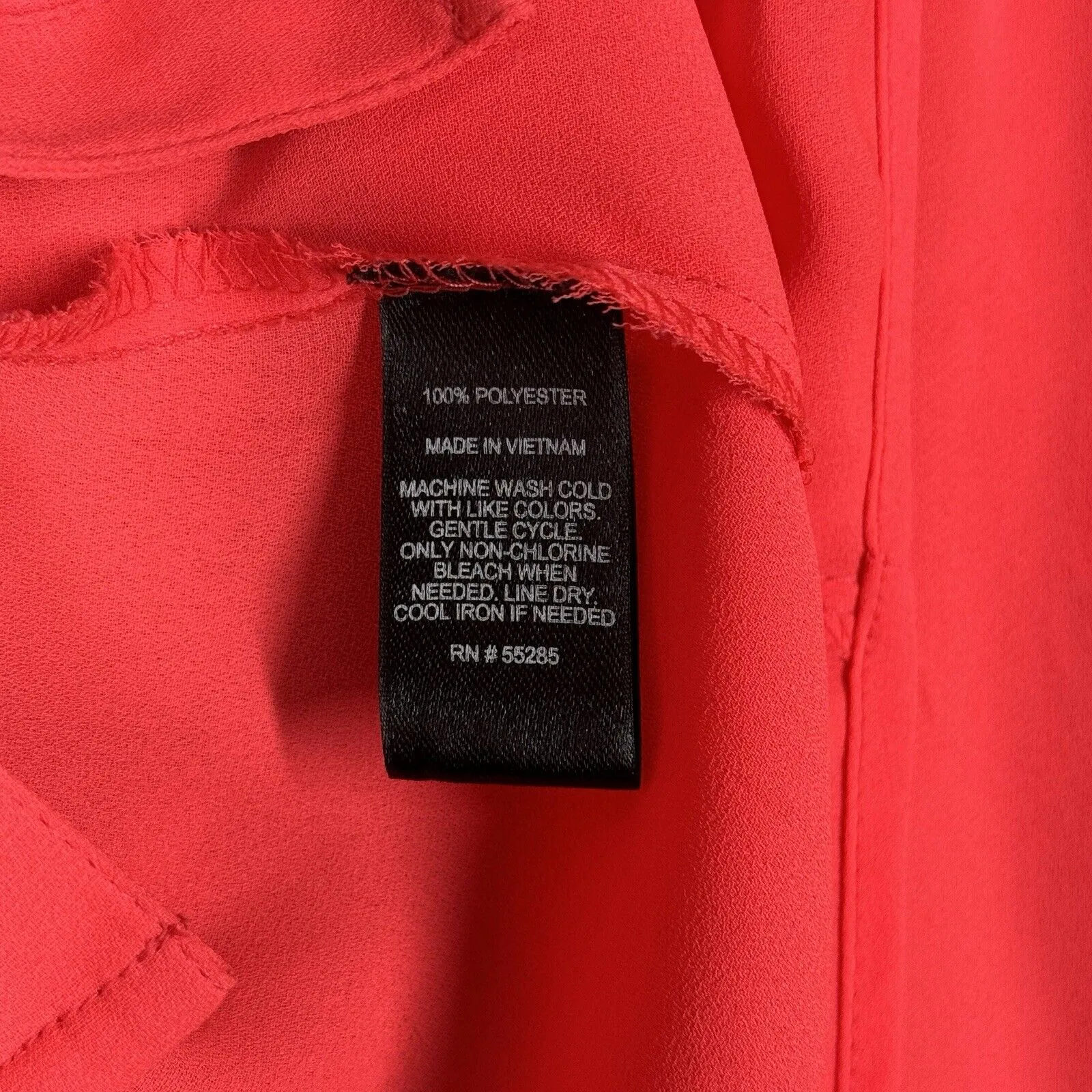 Express Shirt Womens Medium Orange Portofino Office Business High‎ Visibility - Image 6