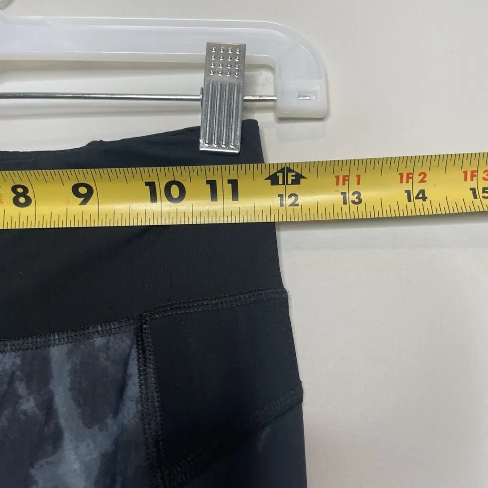 Sweaty Betty Black Blue Mesh Tie Dye Marble Leggings Size XS - Image 12