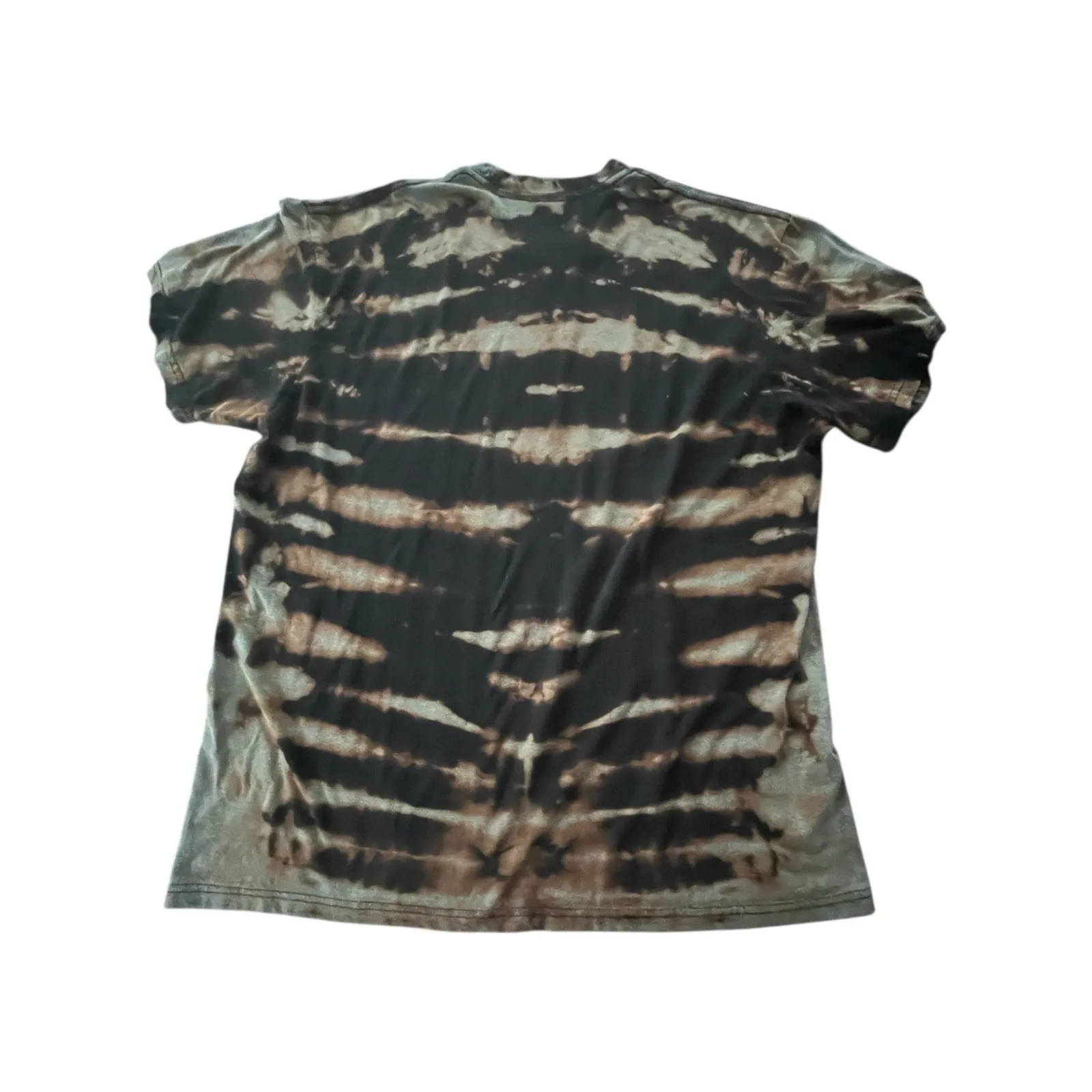 Ghostface Death Tarot Card Custom Bleach Tie Dye Black T - Image 2