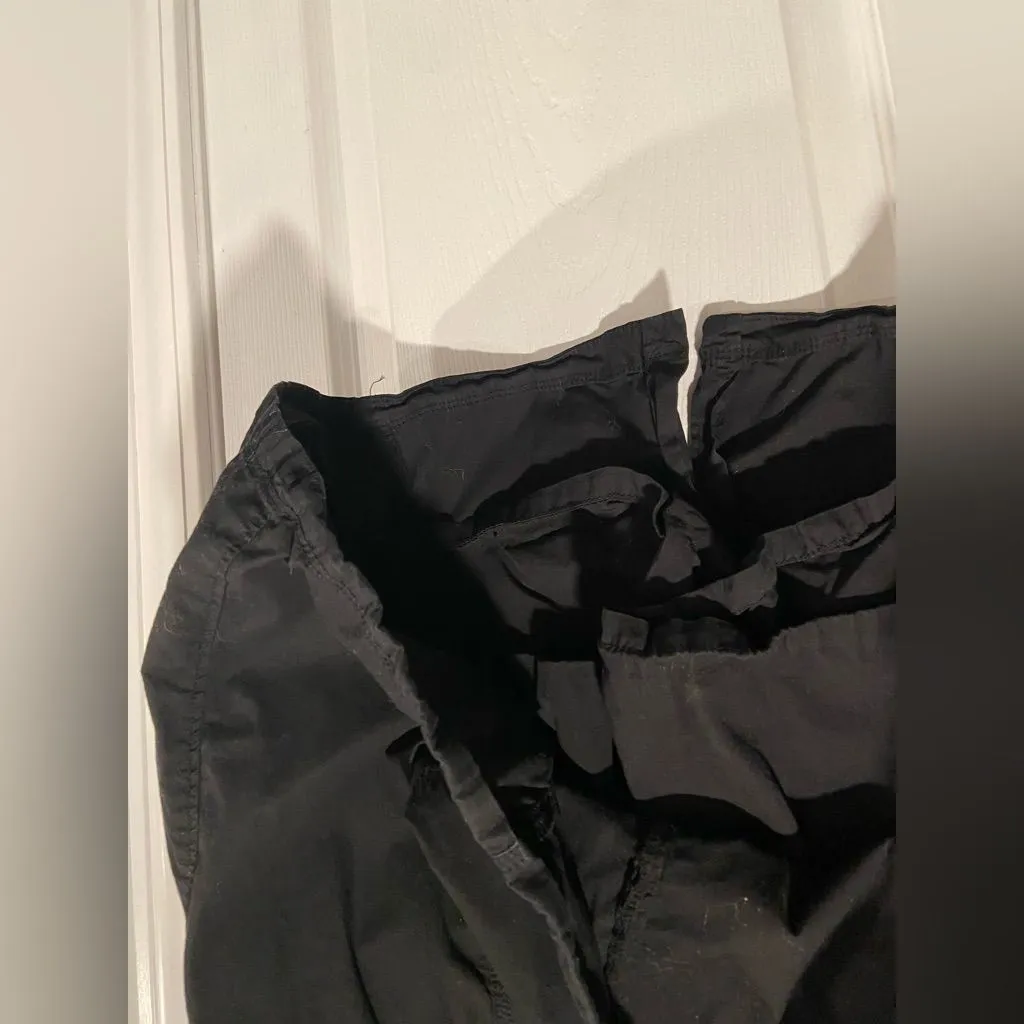 Fresh Produce Size L Black cotton Stretch Adjustable Waist Skort Skirt Shorts - Image 3