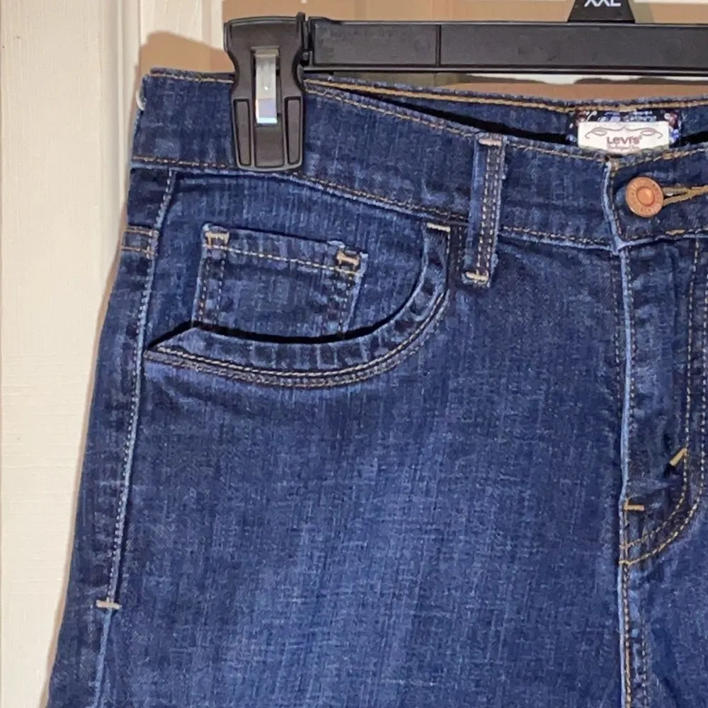 Levi’s 515 Bermuda Denim Jean Shorts 6 Vintage - Image 3