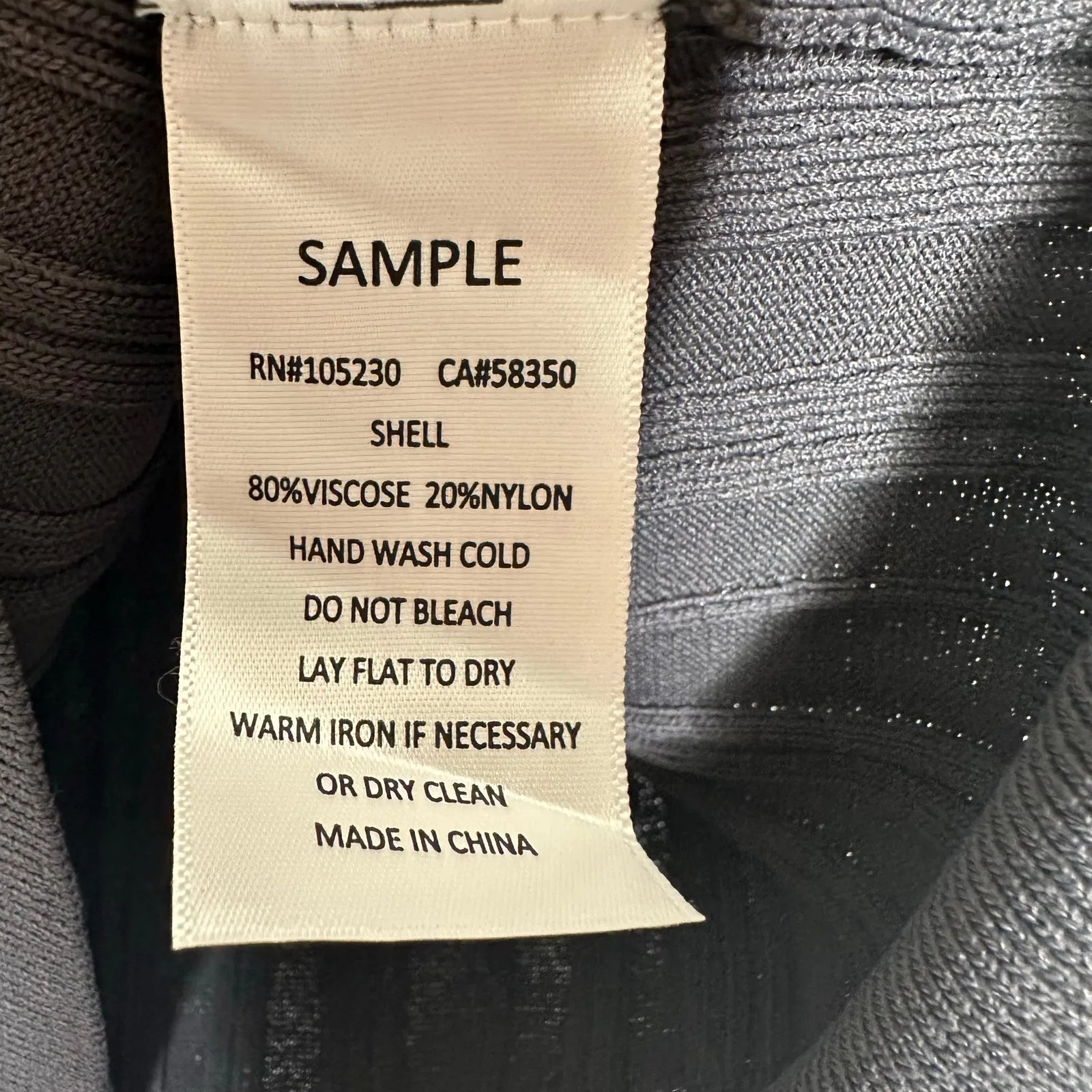 NWT Equipment Aderes V-Neck Jumper Ribbed Long Sleeve Sweater Gray Size Small - Image 4