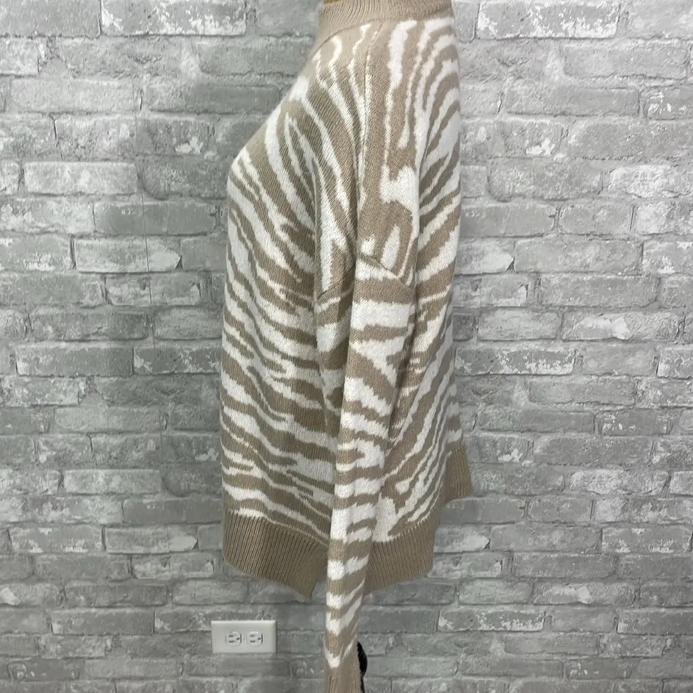 Maurices Zebra Print Mock Neck Pullover Sweater - Image 5