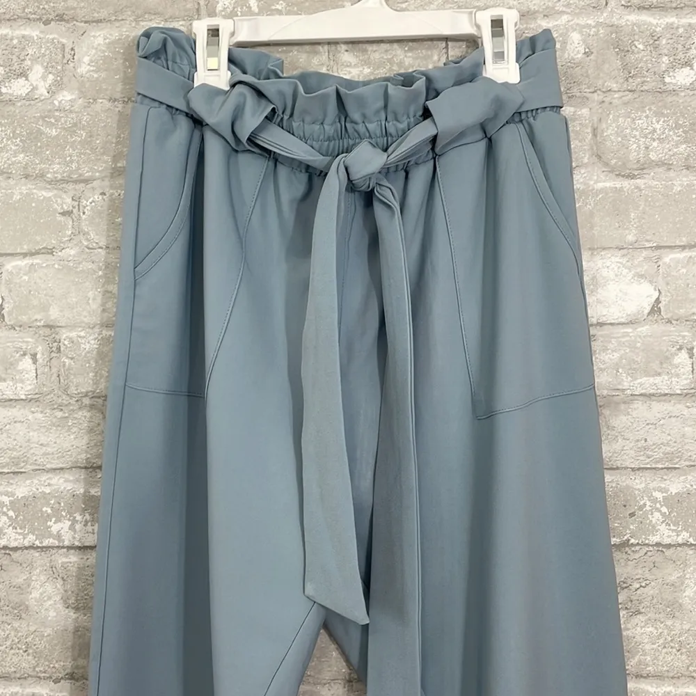 Grace Karin Blue Paper Bag Pants - Image 2