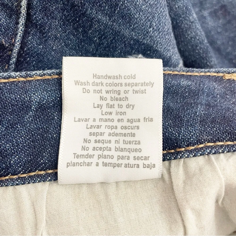 Judy Blue High Waist Destroyed Cuffed Boyfriend Jeans Dark Wash Size 29 | 8 - Image 14