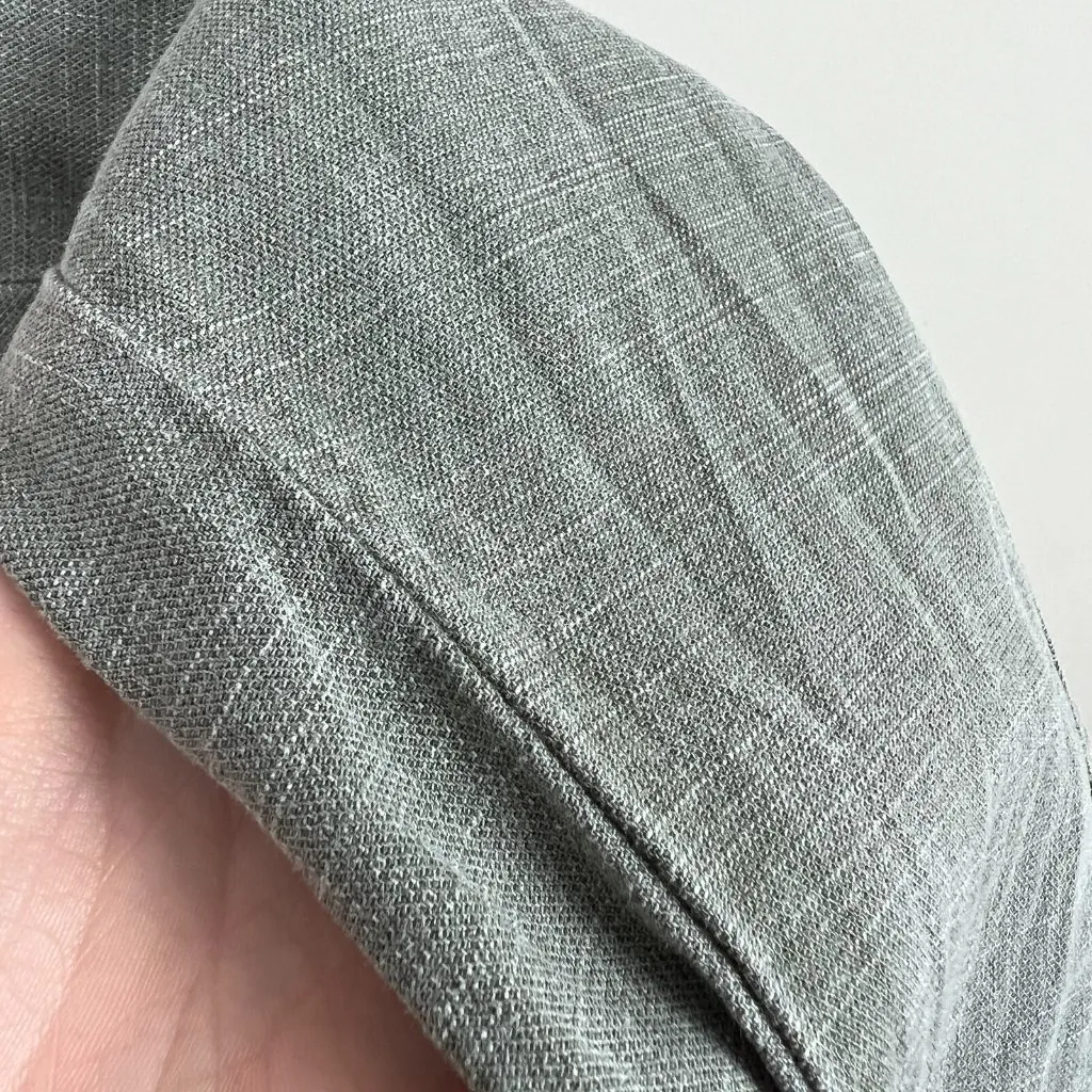 XCVI Pants Womens Large Green Gino Ankle Slit Pull On Lyocell Cotton Pockets L - Image 11