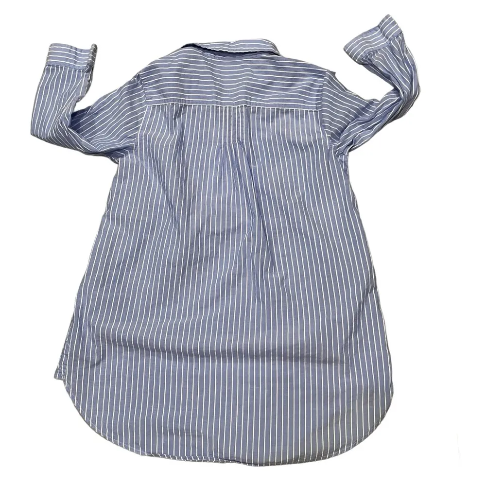 Vineyard Vines Blue & White Stripe Tunic Beach Coverup Mini Dress size XS - Image 5