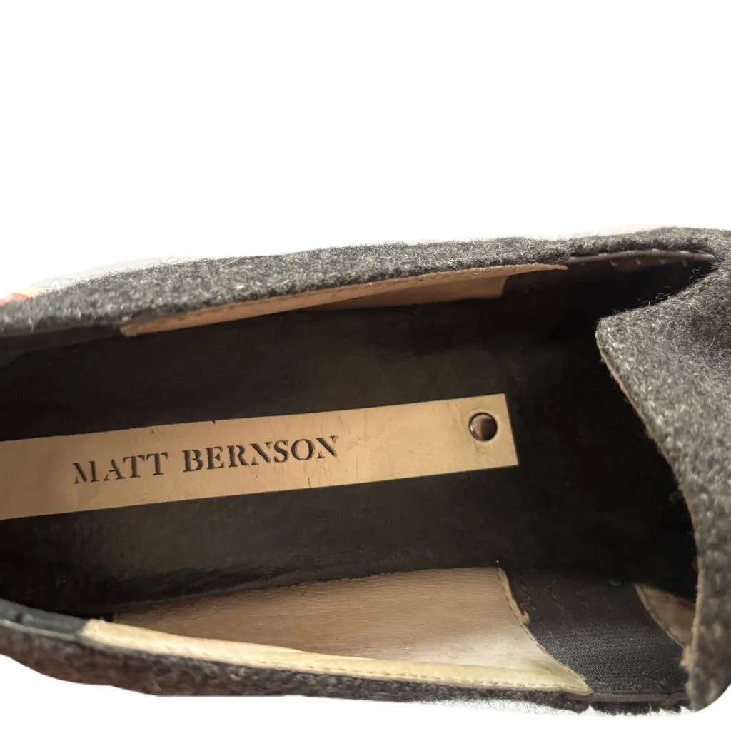 Matt Bernson Gray Wool Loafer Slip On Work Attire Business Casual Size 8.5 Women - Image 5