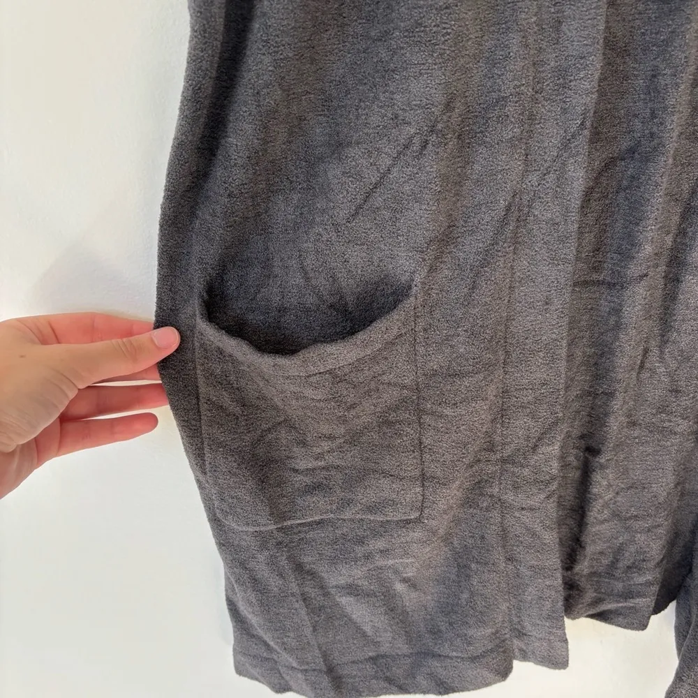 Barefoot Dreams Cozy Chic Ultra Lite Knit Sleeveless Open Front Cardigan Soft - Image 6