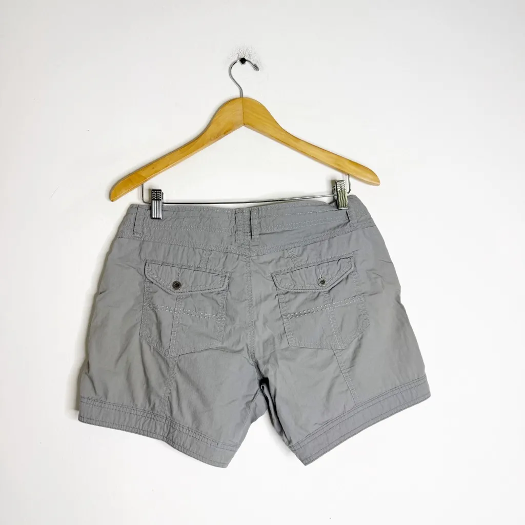 KUHL Women’s Hiking Shorts Size 6 Gray Lightweight Outdoor Activewear - Image 2