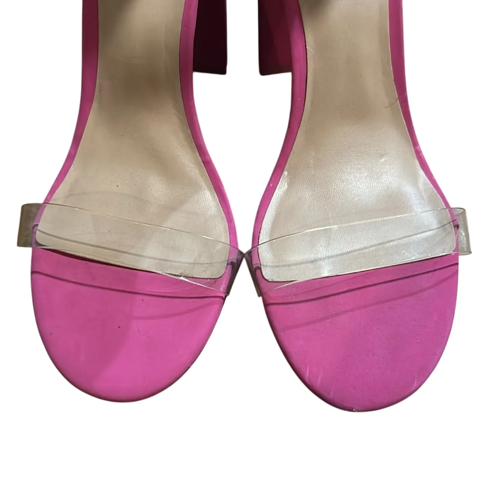 Call it spring Woman’s  Pink Chunky Heels Size 10 - Image 4