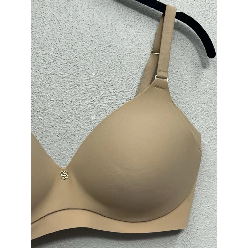 NEW Honeylove New Cloud Embrace Wireless Back Smoothing T Shirt Bra 32DD (E)Sand Tan Size undefined - Image 4