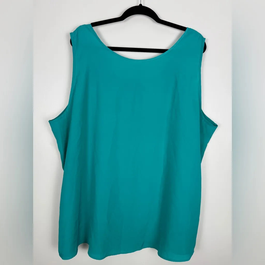 Faded Glory  Turquoise Tank Top - Image 4