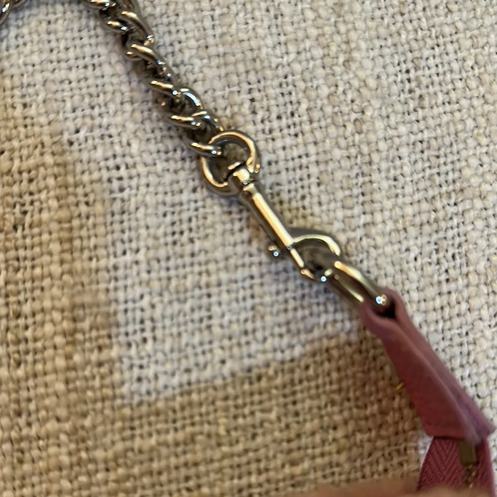 Coach Blush Shearling Wristlet/minibag - Image 4