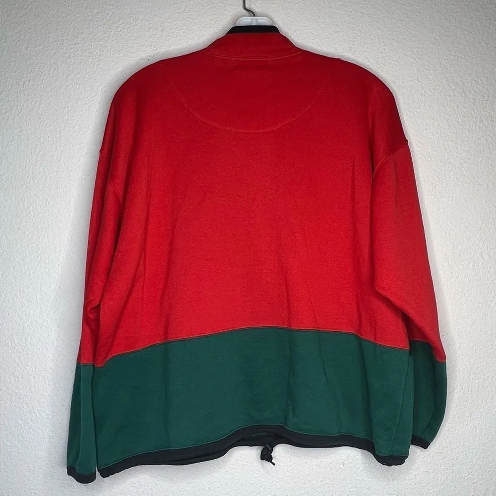 Vintage Ashley Hill Christmas Pullover‎ Shirt Red Size L - Image 4