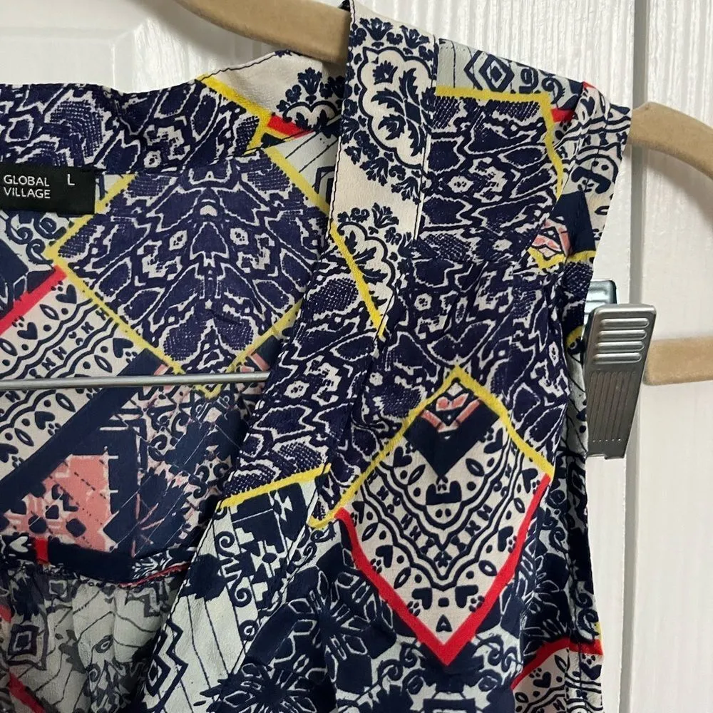 Sleeveless Blouse from Gypsy. Size Large. - Image 3