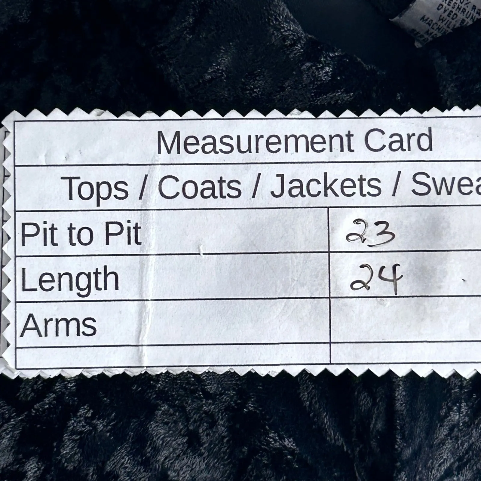 CP SHADES Crushed Velvet Top Black Large - Image 9