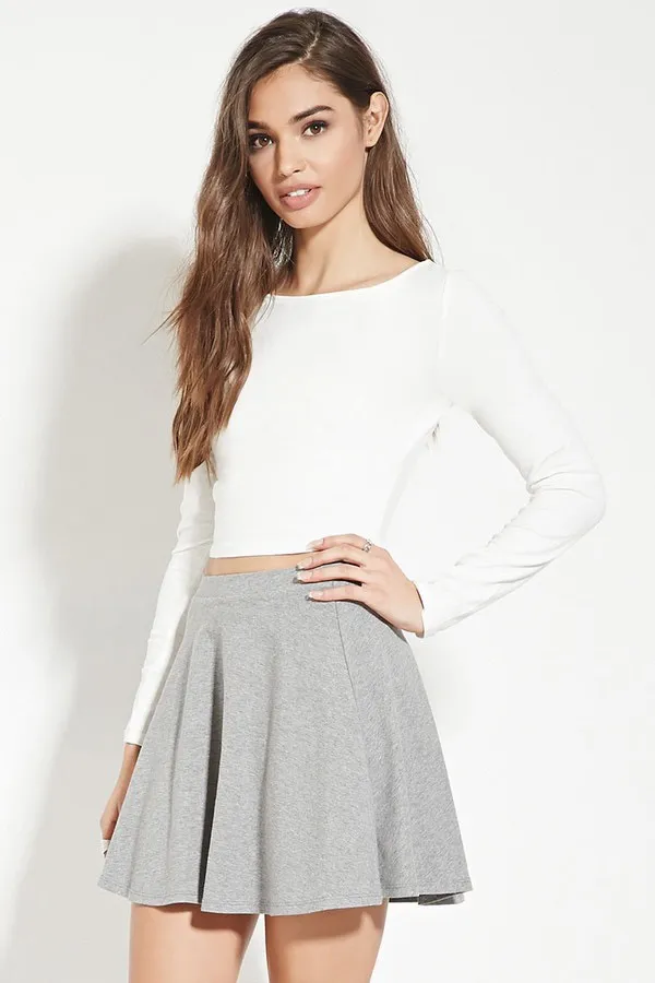 Forever 21 Gray Skirt - Image 2