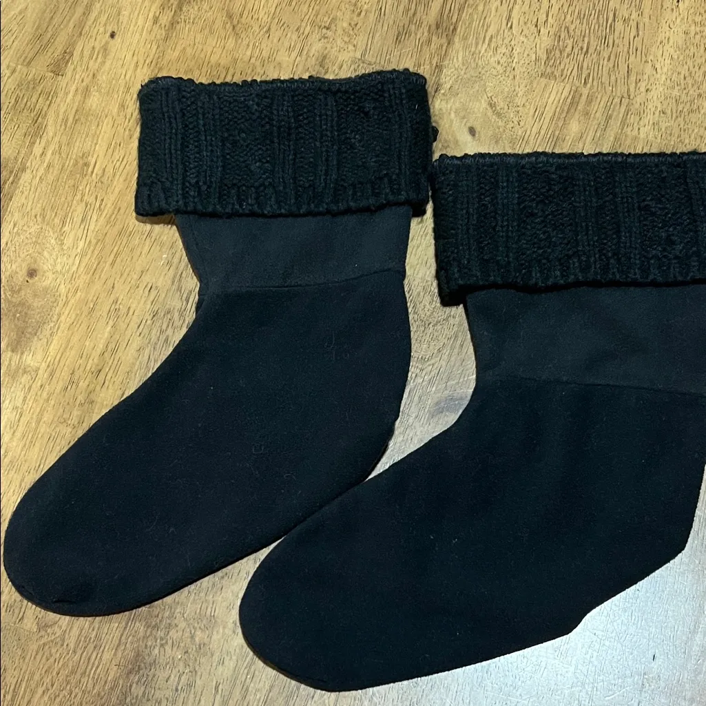 Hunter Women's Black Knit Cuff Socks - Image 4