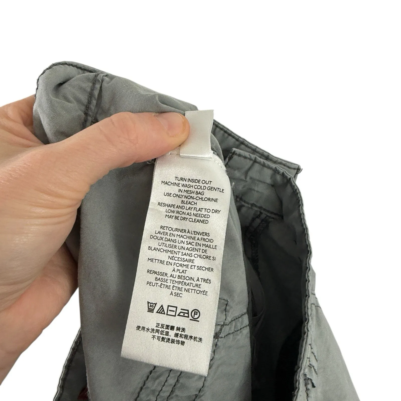 Pilcro Anthropologie Ventura Lightweight Cargo Utility Pants Blue Y2K Womens 29 - Image 8