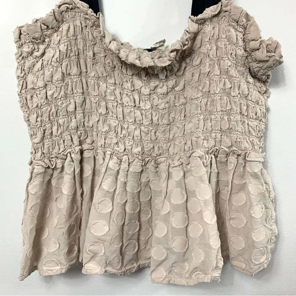 Club Monaco Smocked Peplum Top - Image 7