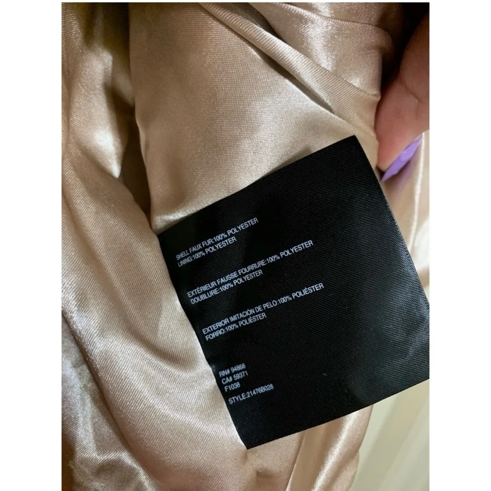 Bernardo Size XL Cozy Faux Shearling Barn Jacket W/Oversized Patch Pockets - Image 6