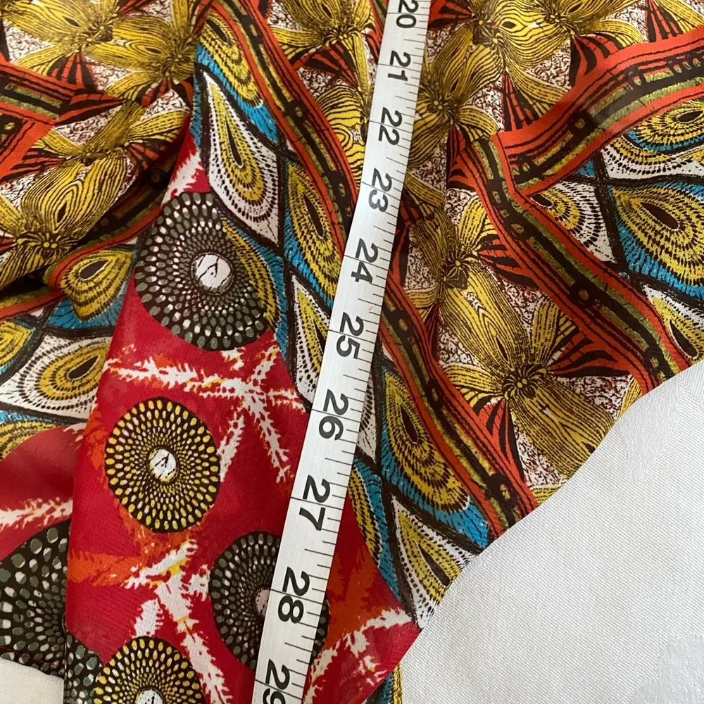 American Rag Asymmetrical Sleeveless sundress  Boho print M - Image 7