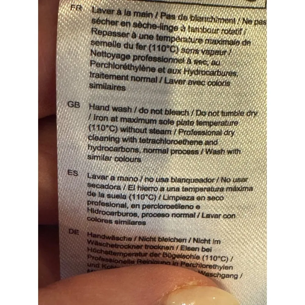 Maje Sweater Women Medium Black Metallic Wool Cashmere Blend Knit Pullover‎ - Image 10