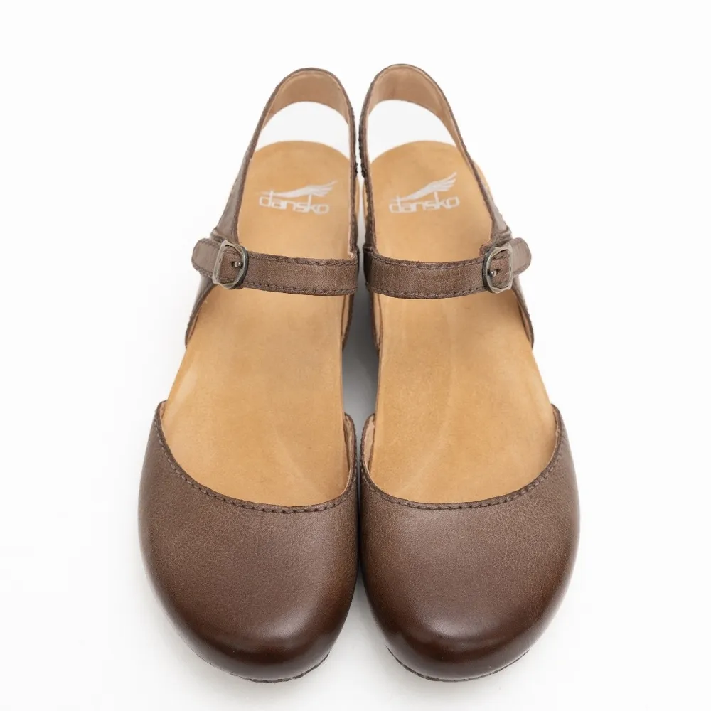 Dansko | Tiffani Milled Clog in Brown - Image 12